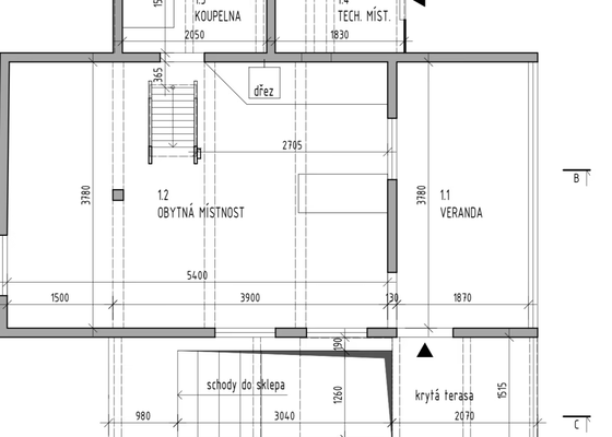 Výměna střechy - stav před realizací